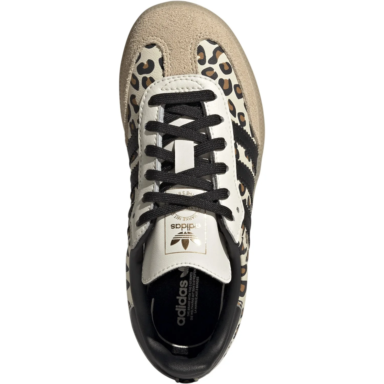 adidas Originals Cream White/Sand Strata/Gum 3 Samba Og C Sneakers - Image 9