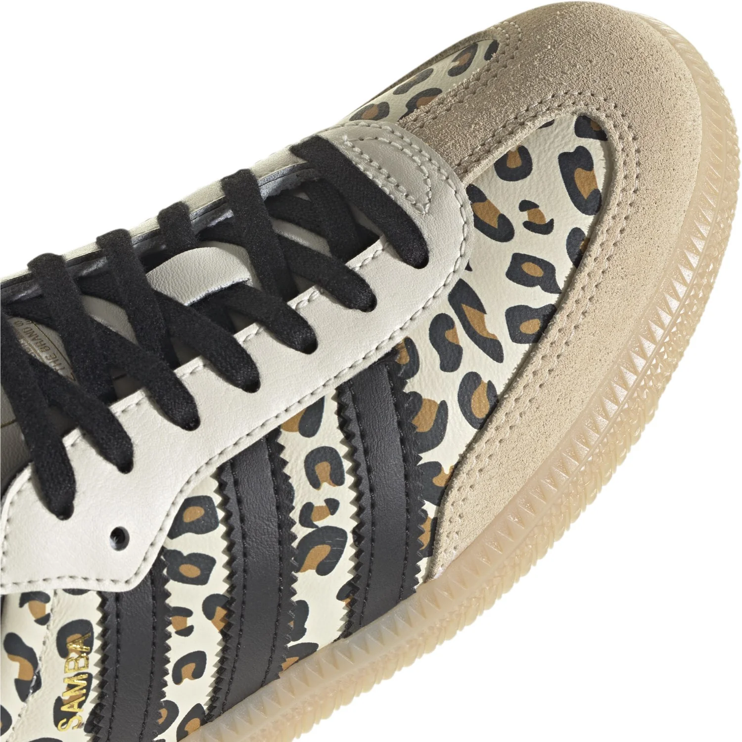 adidas Originals Cream White/Sand Strata/Gum 3 Samba Og J Sneakers - Image 3