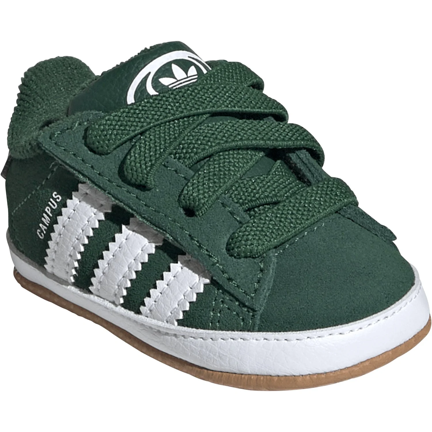 adidas Originals Dark Green/Ftwr White/Gum 2 Campus 00S Crib Sneakers - Image 2
