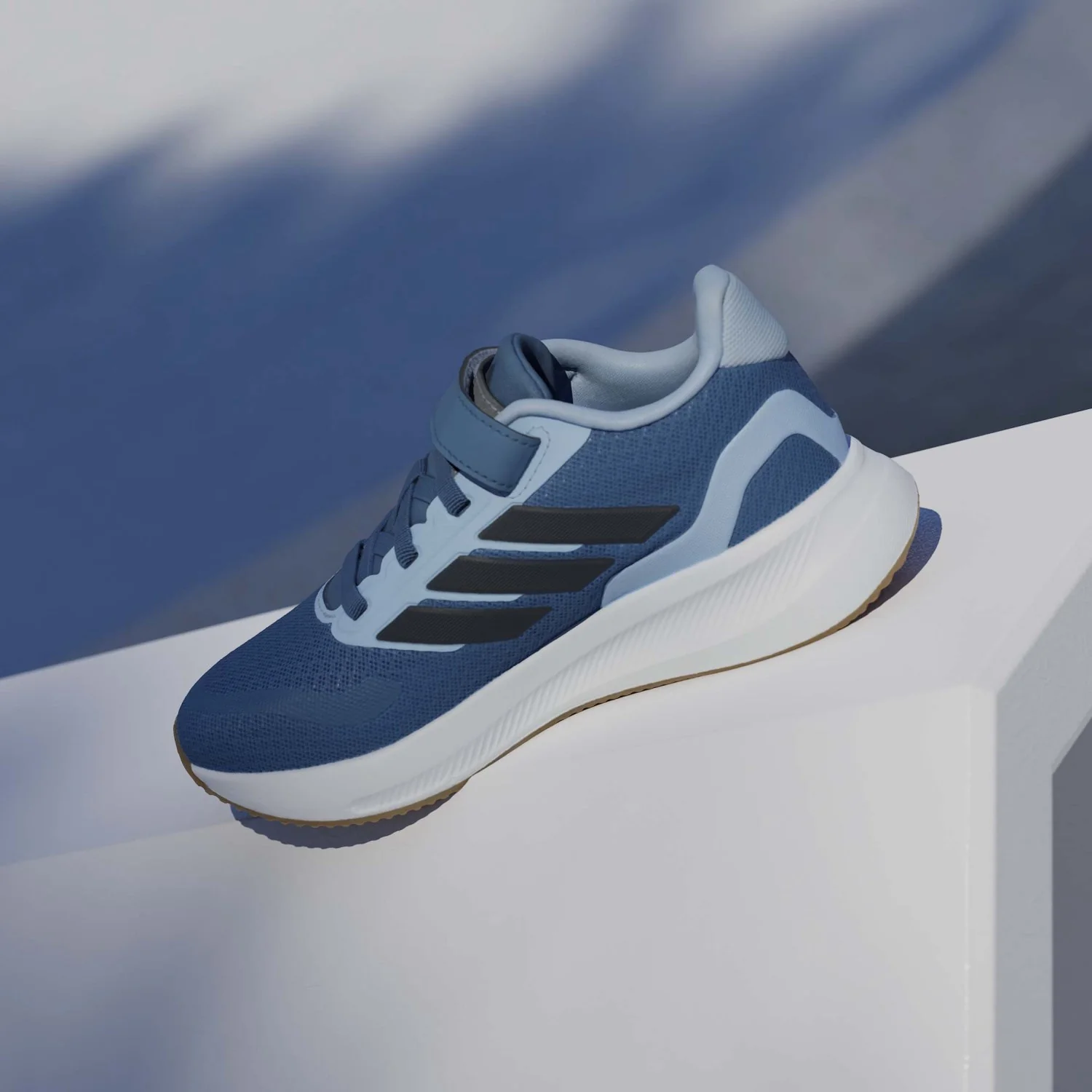 adidas Originals Dusky Ink/Legend Ink/Glow Blue Runfalcon 5 El C Sneakers - Image 2