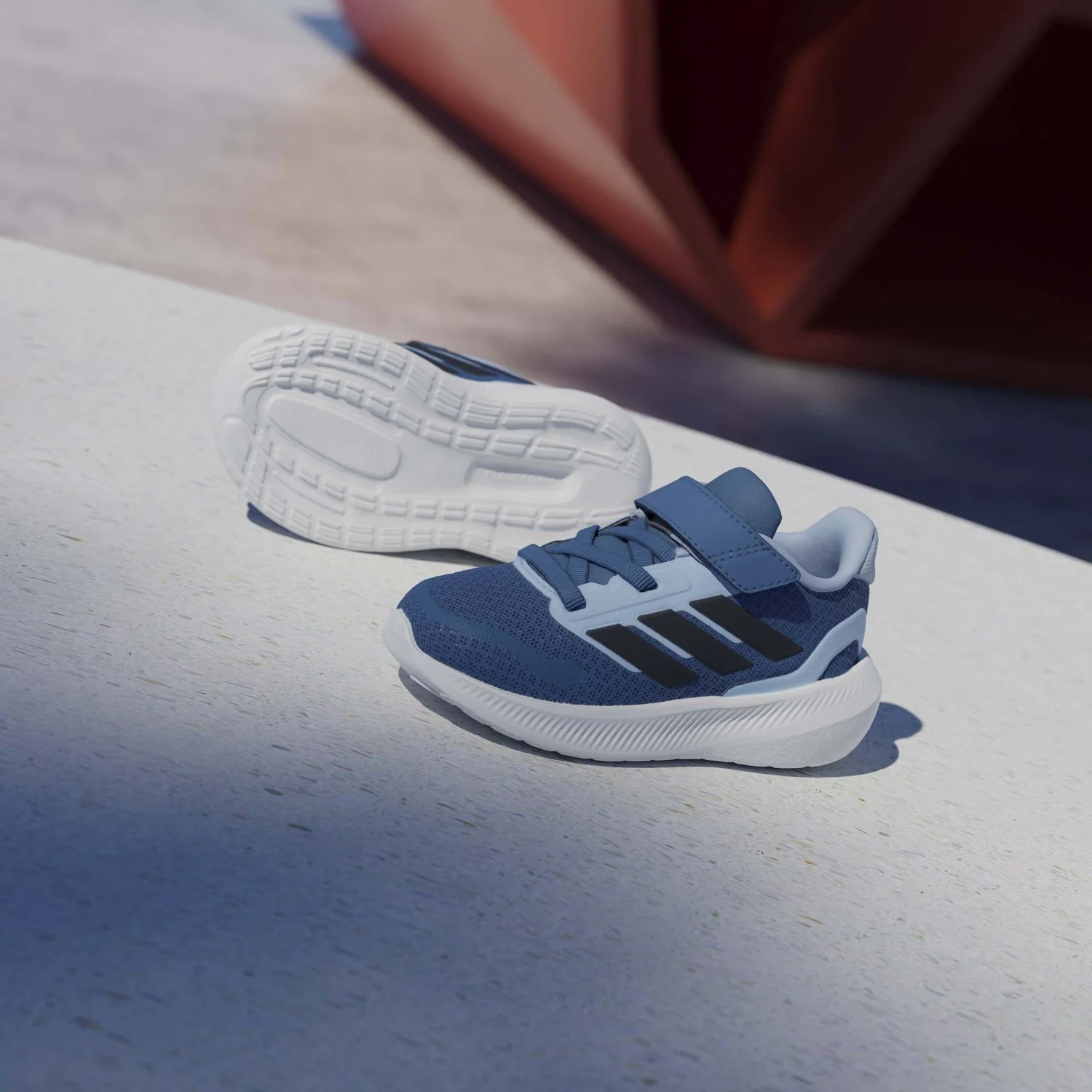 adidas Originals Dusky Ink/Legend Ink/Glow Blue Runfalcon 5 El I Sneakers - Image 4