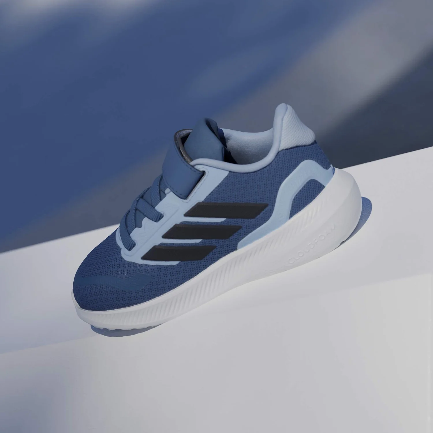 adidas Originals Dusky Ink/Legend Ink/Glow Blue Runfalcon 5 El I Sneakers - Image 5