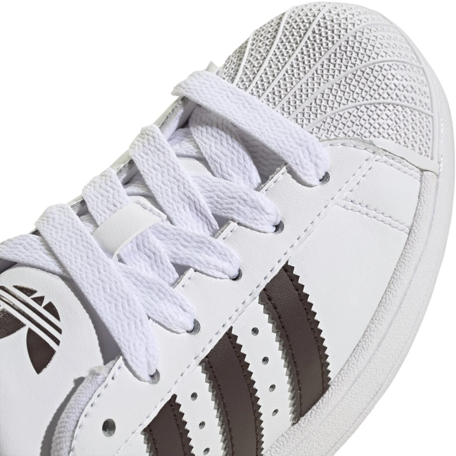 adidas Originals Ftwr White/Aurora Coffee/Ftwr White Superstar Ii J Sneakers - Image 3