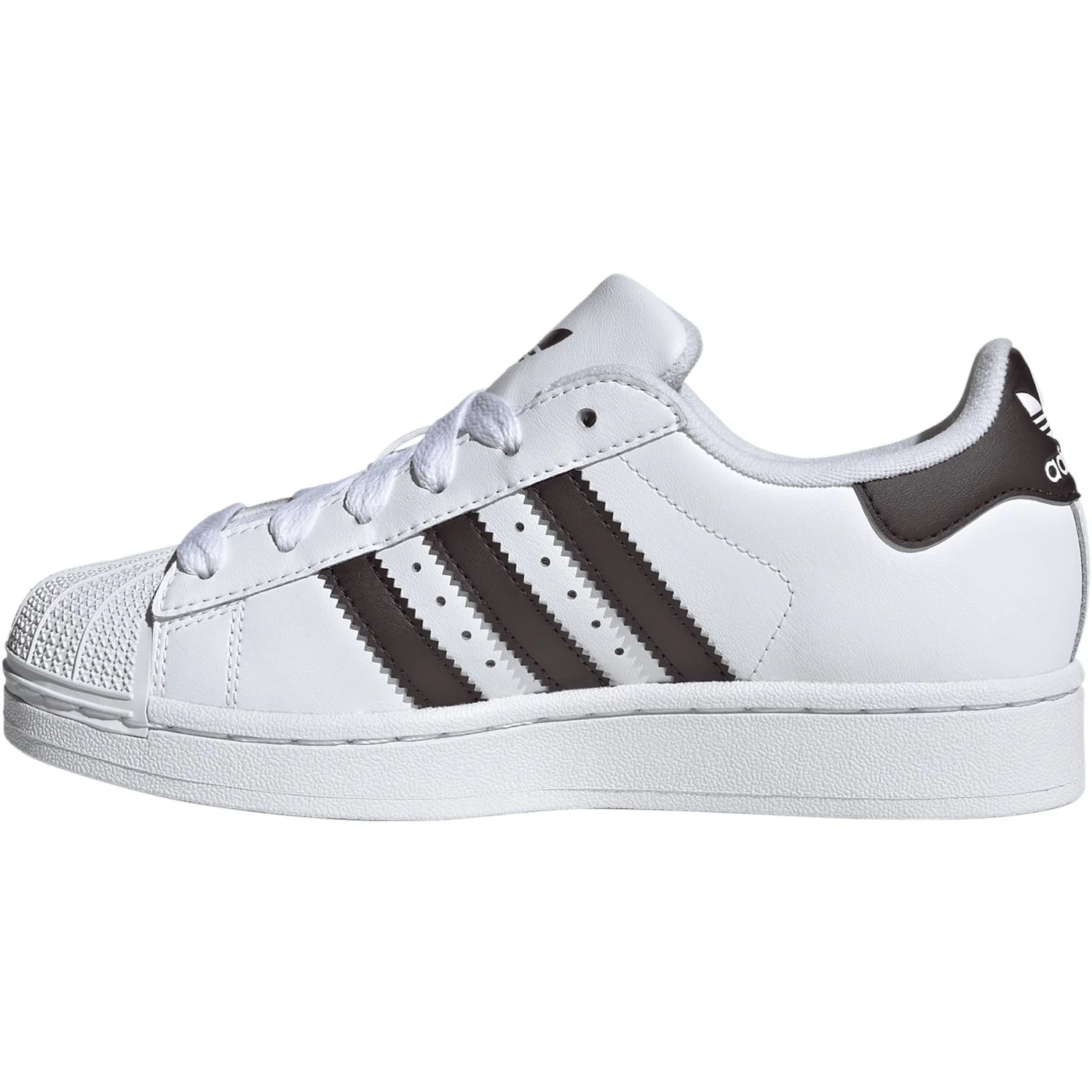adidas Originals Ftwr White/Aurora Coffee/Ftwr White Superstar Ii J Sneakers - Image 7