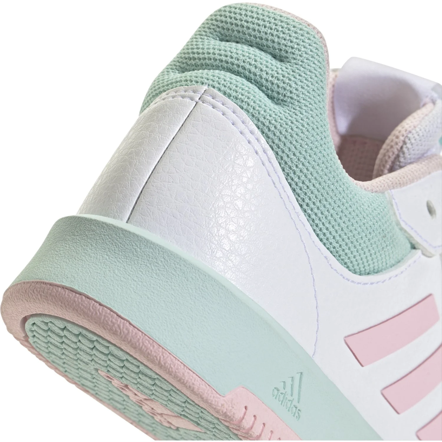 adidas Originals Ftwr White/Clear Pink/Semi Flash Aqua Tensaur Sport 2.0 K Sneakers - Image 4