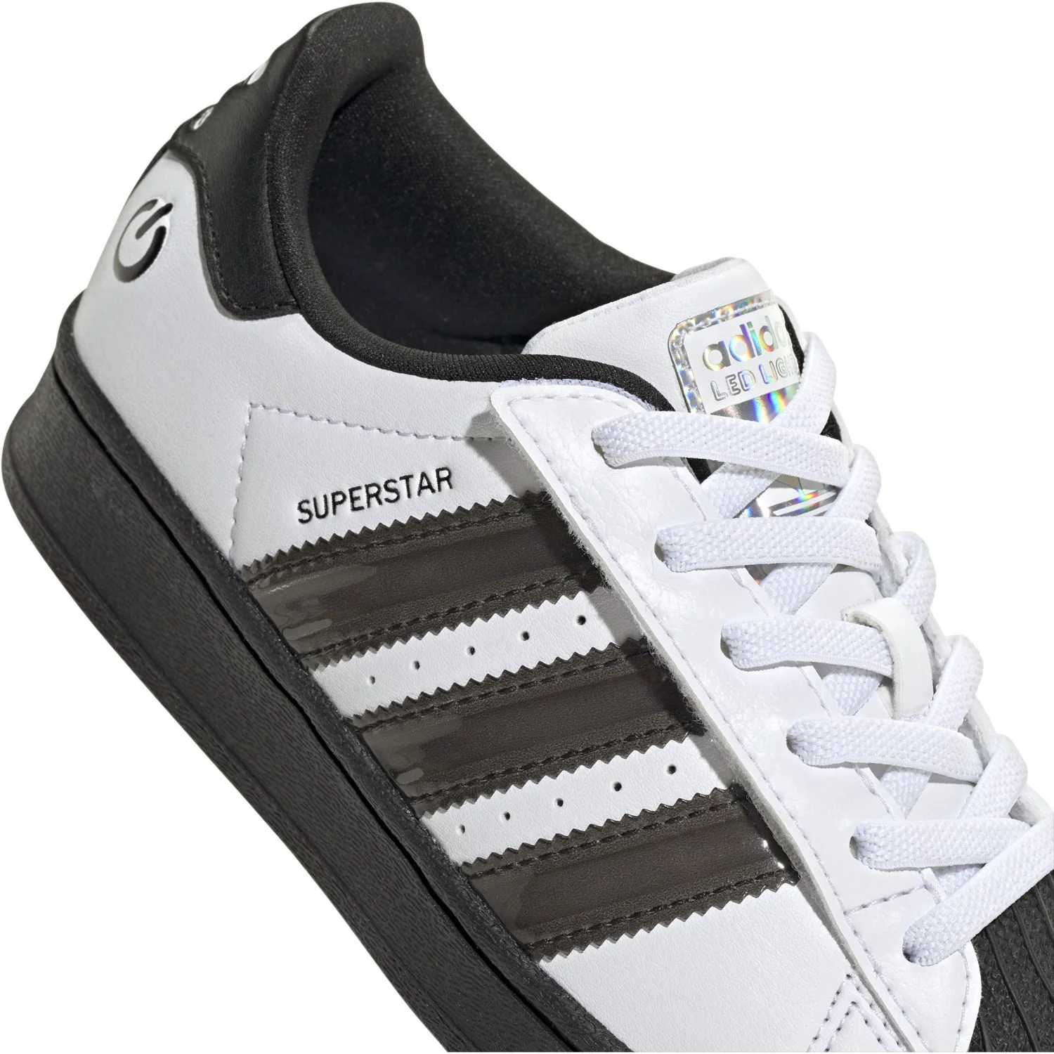 adidas Originals Ftwr White/Core Black/Ftwr White Superstar Led Lights Cf El C Sneakers - Image 3