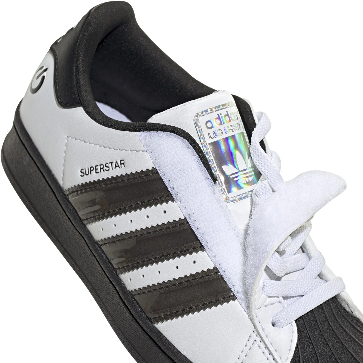 adidas Originals Ftwr White/Core Black/Ftwr White Superstar Led Lights Cf El C Sneakers - Image 4