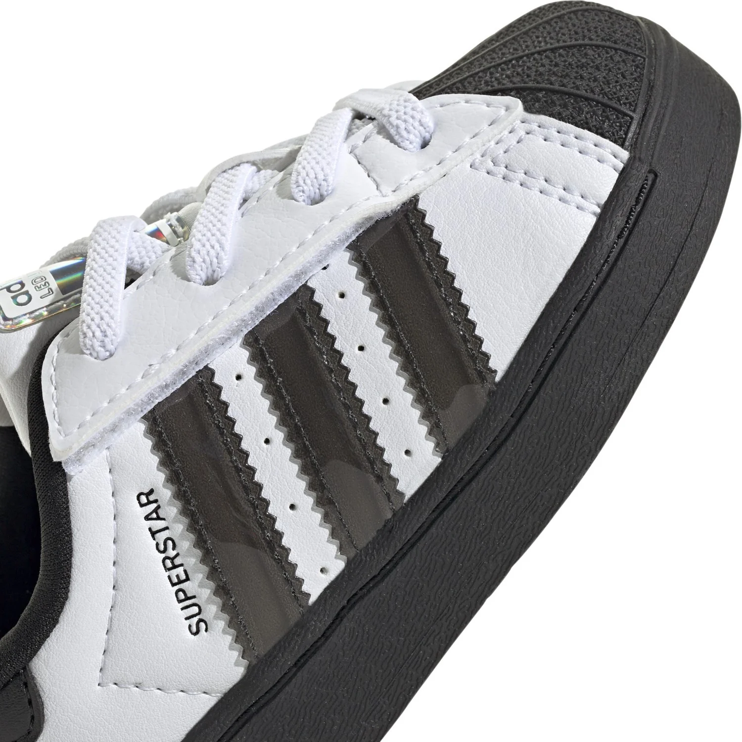 adidas Originals Ftwr White/Core Black/Ftwr White Superstar Led Lights Cf El I Sneakers - Image 4