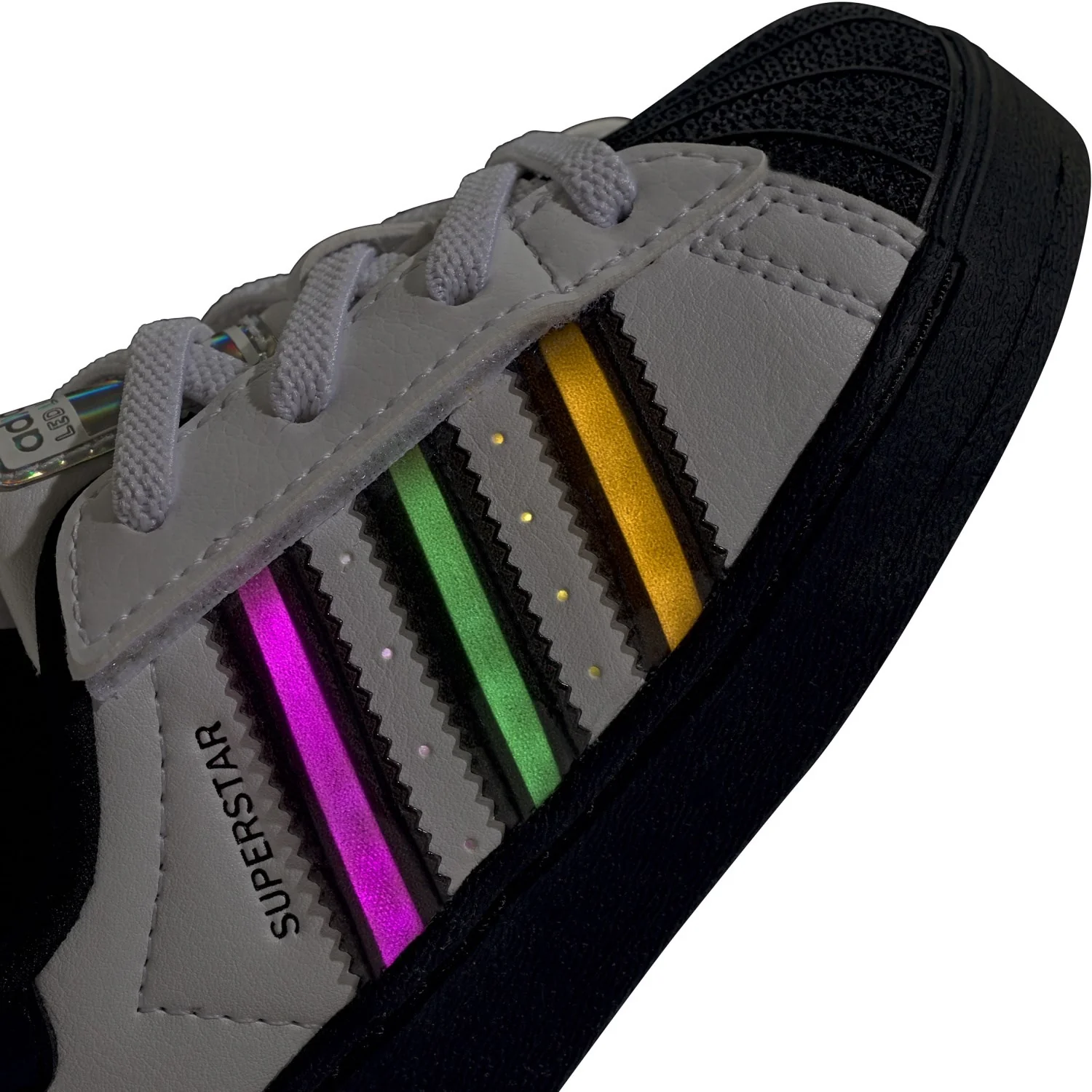 adidas Originals Ftwr White/Core Black/Ftwr White Superstar Led Lights Cf El I Sneakers - Image 5