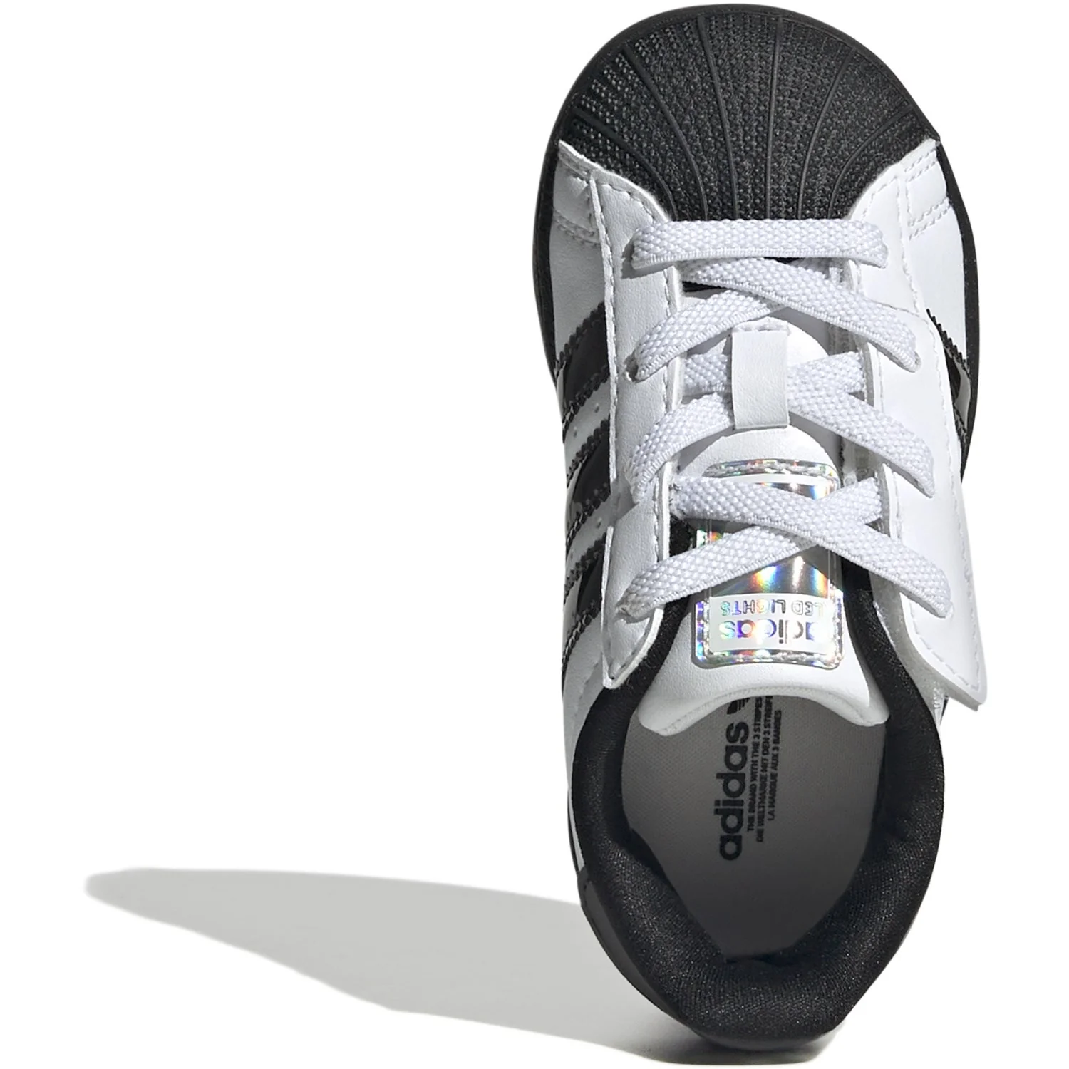 adidas Originals Ftwr White/Core Black/Ftwr White Superstar Led Lights Cf El I Sneakers - Image 9