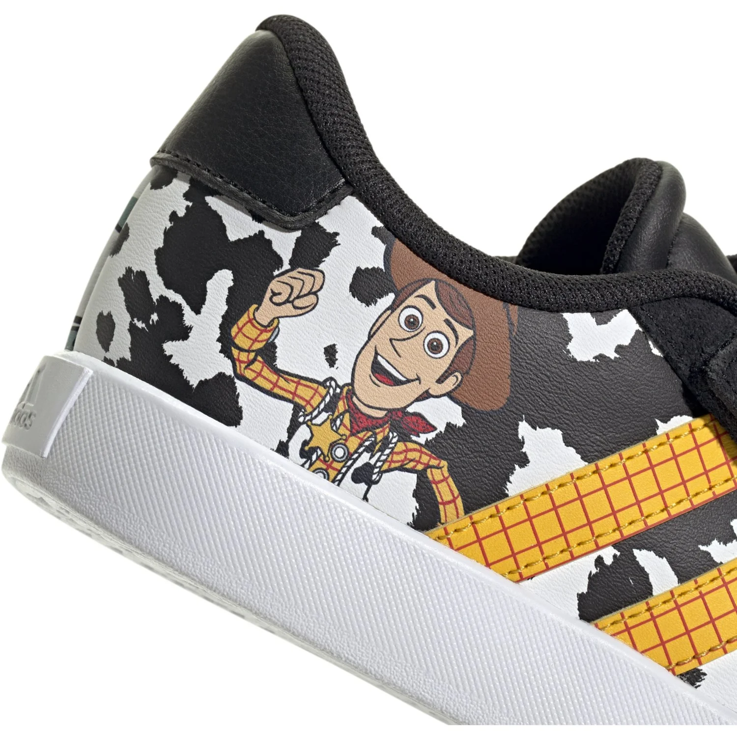 adidas Originals Ftwr White Ftwr White Core Black Vl Court Toy Story El C Sneakers - Image 5