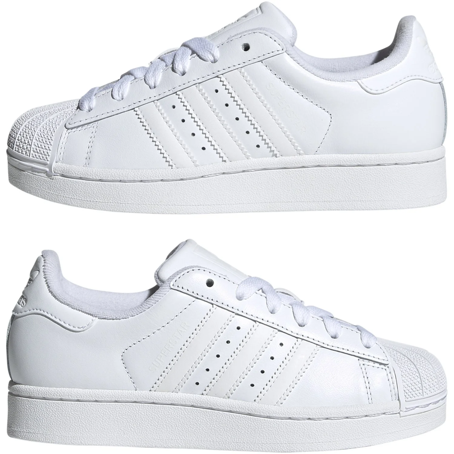 adidas Originals Ftwr White/Ftwr White/Ftwr White Superstar Ii J Sneakers - Image 5