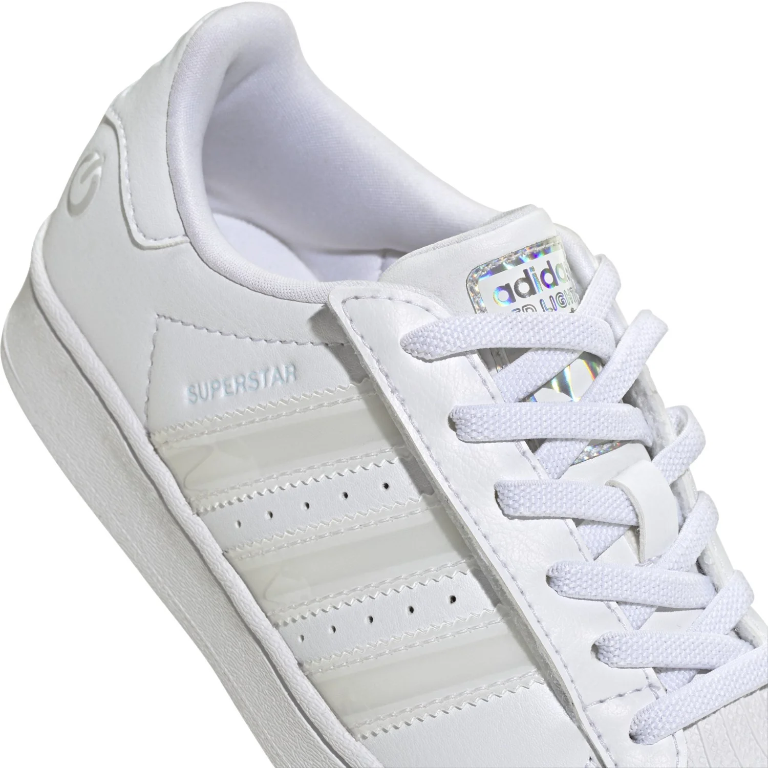 adidas Originals Ftwr White/Ftwr White/Ftwr White Superstar Led Lights Cf El C Sneakers - Image 3