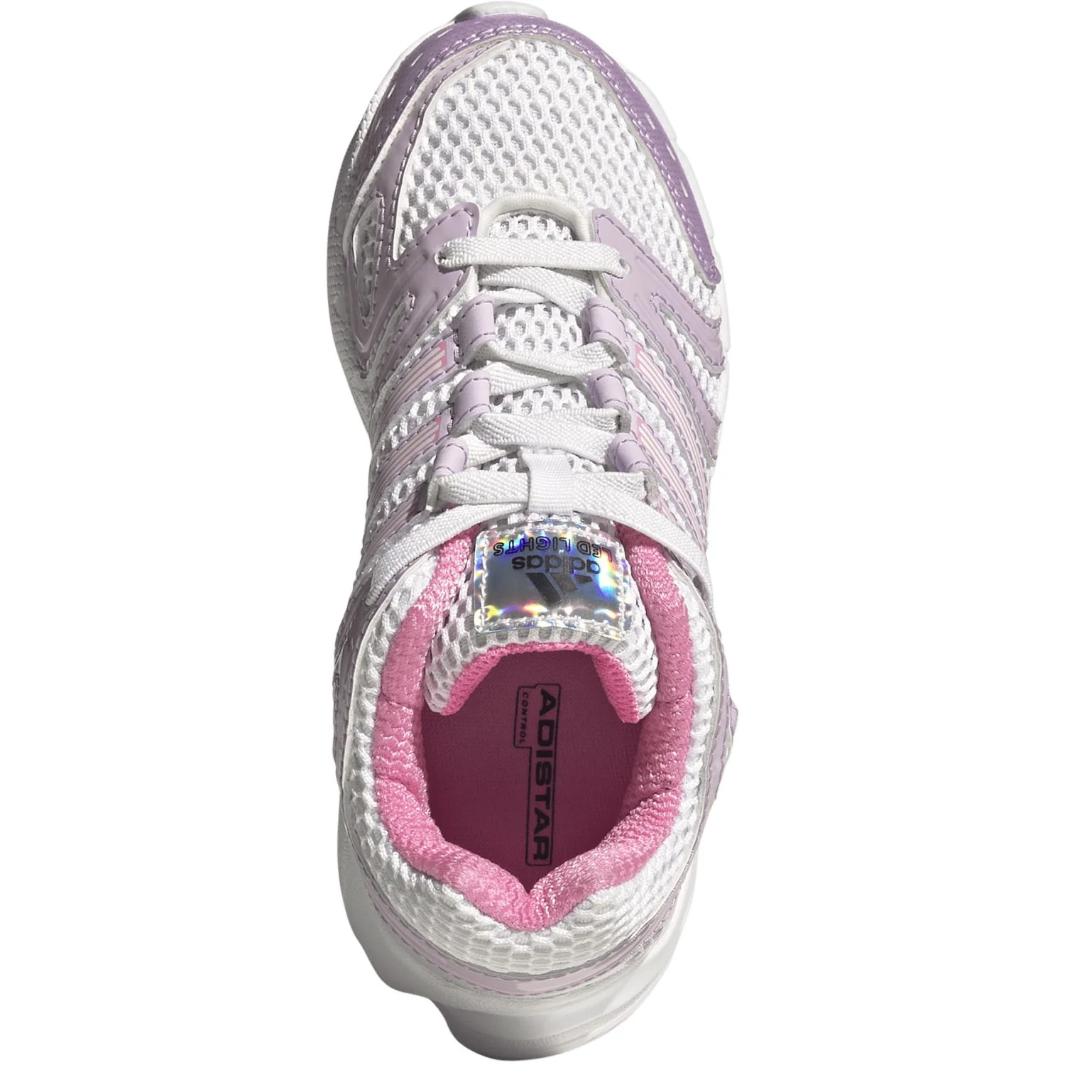 adidas Originals Ftwr White Ice Lavender Bliss Pink Adistar Control 5 Led El C Sneakers - Image 10