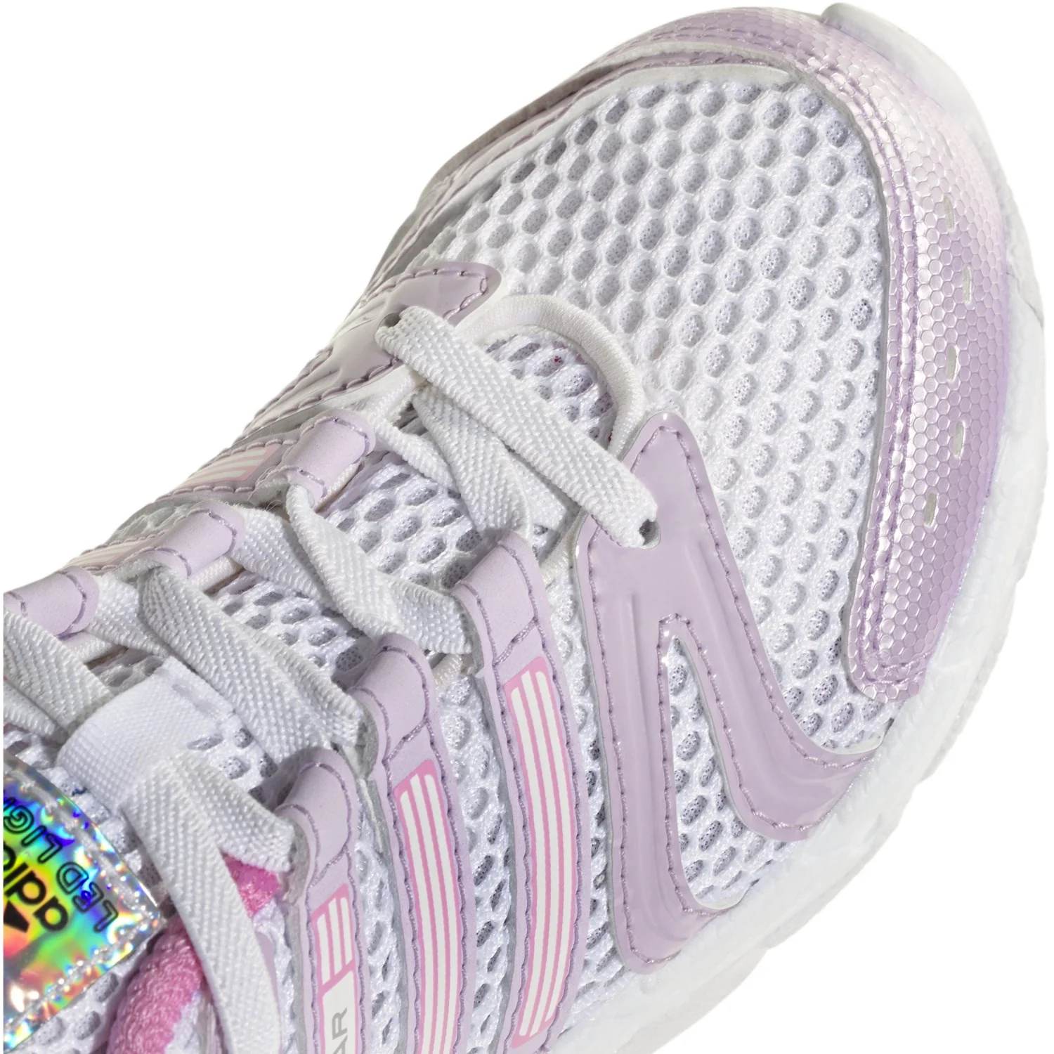 adidas Originals Ftwr White Ice Lavender Bliss Pink Adistar Control 5 Led El C Sneakers - Image 3