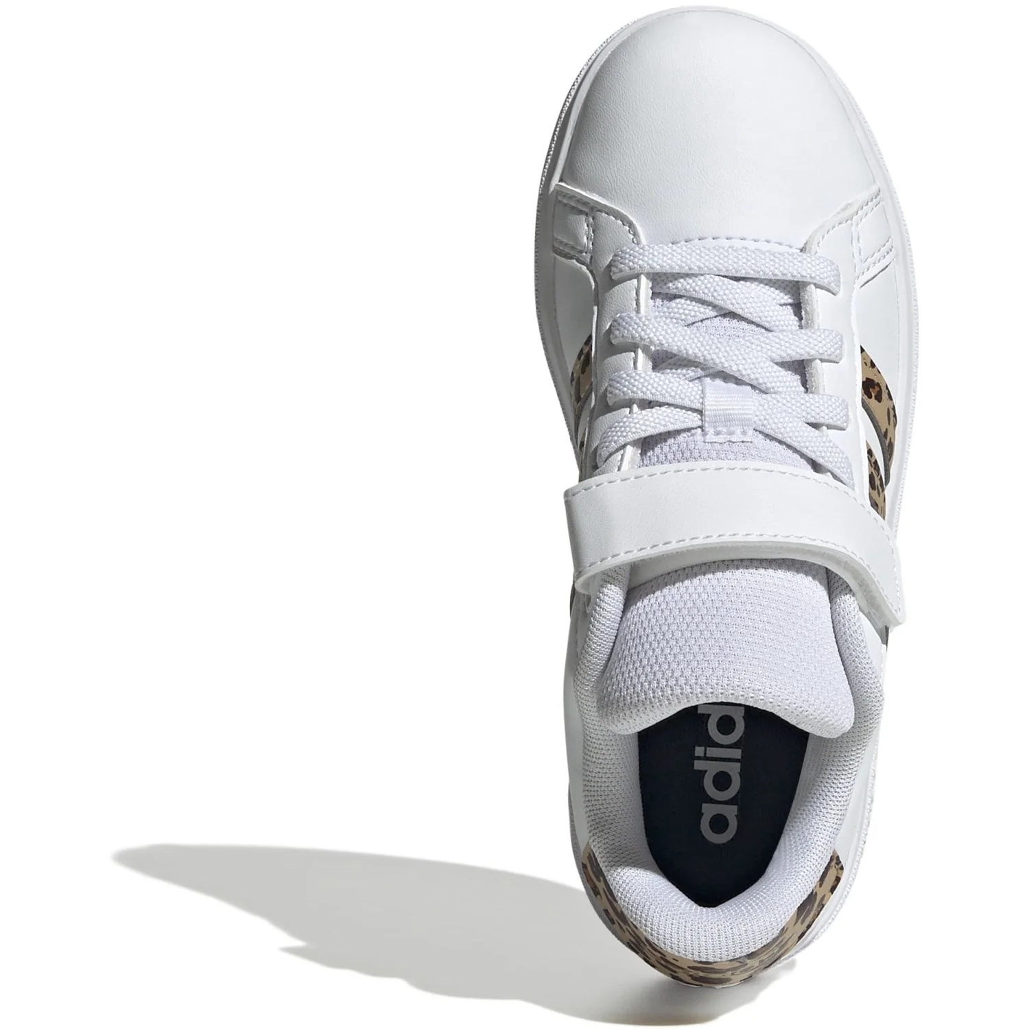 adidas Originals Ftwr White/Magic Beige/Matte Gold Grand Court 2.0 El C Sneakers - Image 14