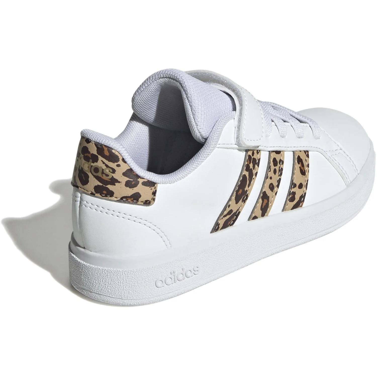 adidas Originals Ftwr White/Magic Beige/Matte Gold Grand Court 2.0 El C Sneakers - Image 16