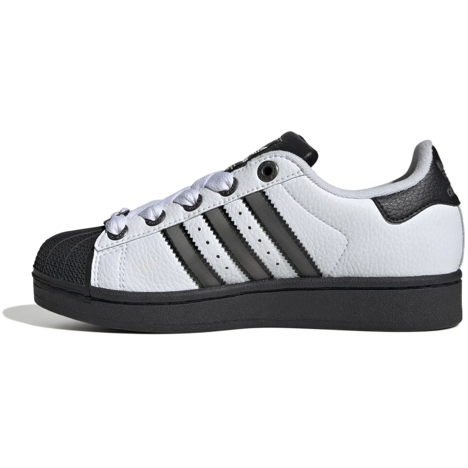 adidas Originals Ftwr White/Matte Silver/Core Black Superstar Ii J Sneakers - Image 5