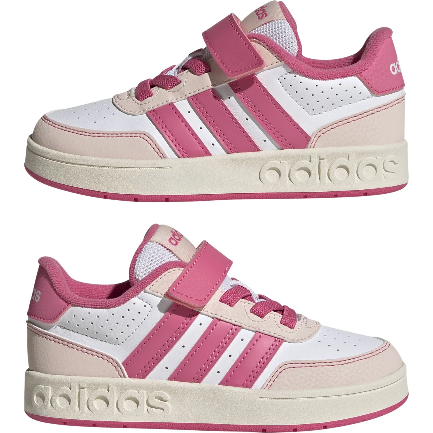 adidas Originals Ftwr White/Pink Fusion/Wonder Quartz Breakbase C Sneakers - Image 5