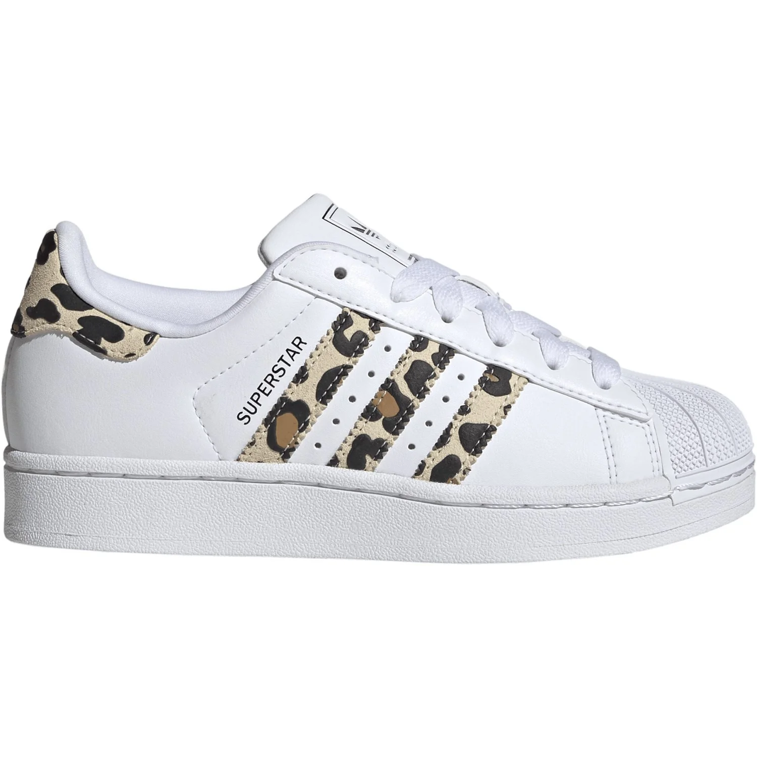 adidas Originals Ftwr White Sand Strata Core Black Superstar Ii J Sneakers