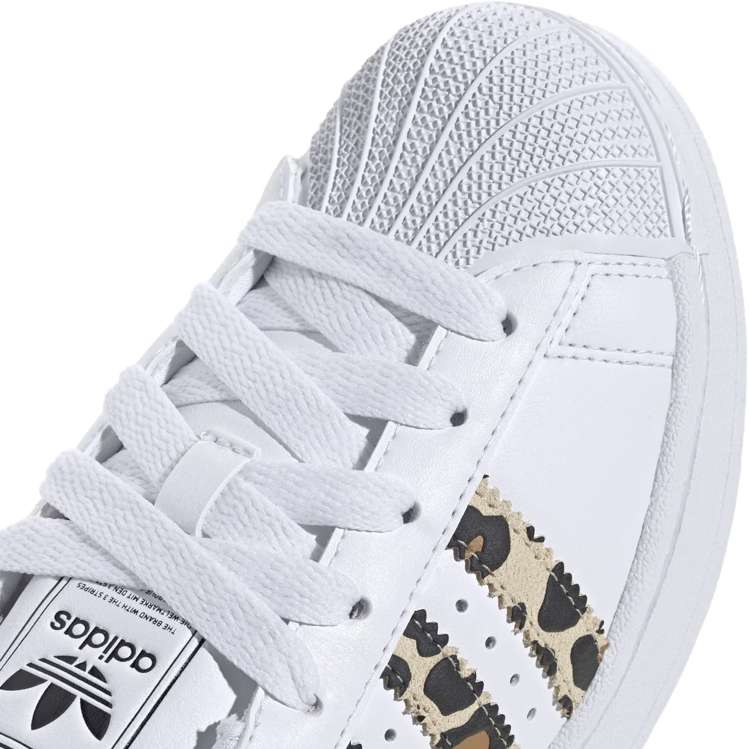 adidas Originals Ftwr White Sand Strata Core Black Superstar Ii J Sneakers - Image 3