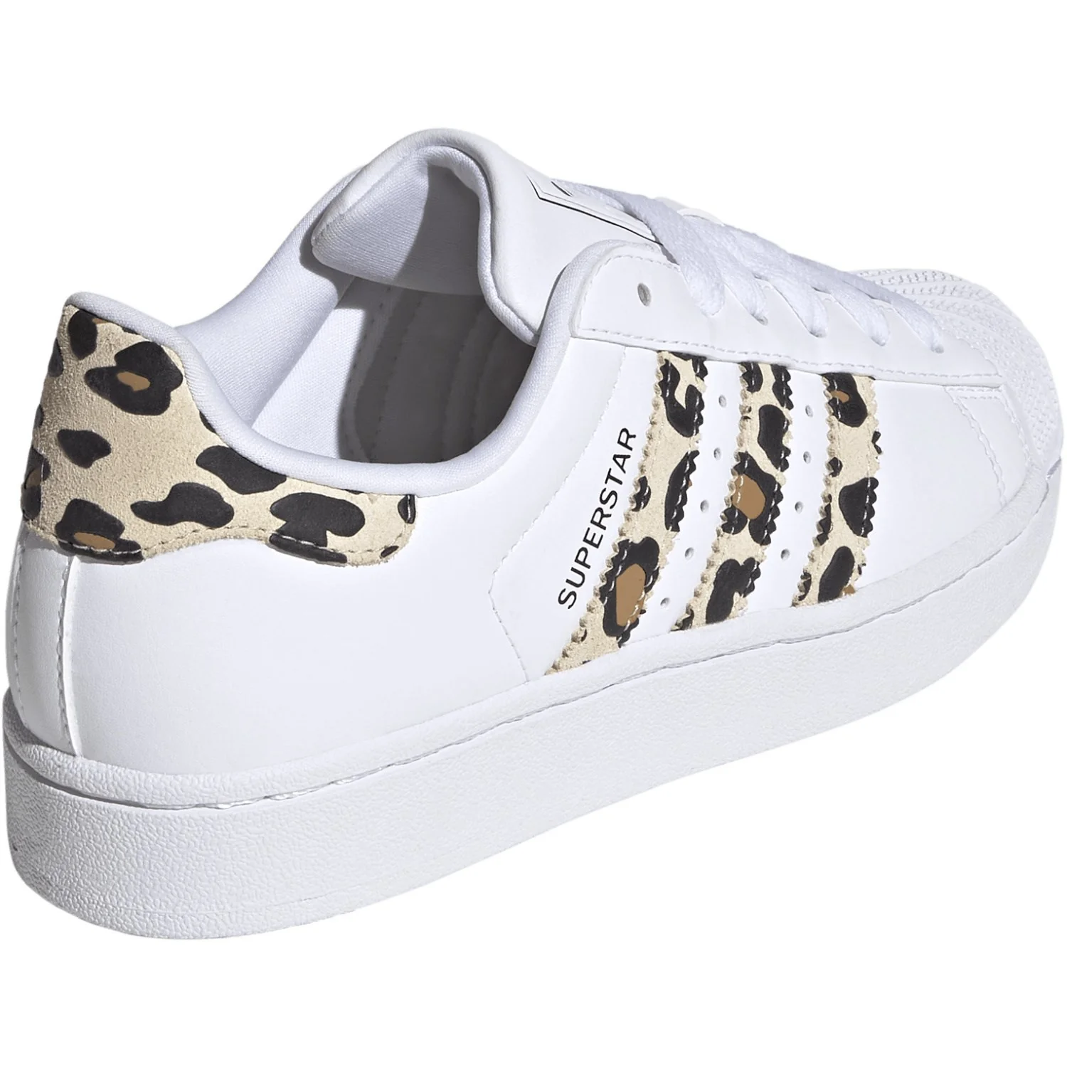 adidas Originals Ftwr White Sand Strata Core Black Superstar Ii J Sneakers - Image 6