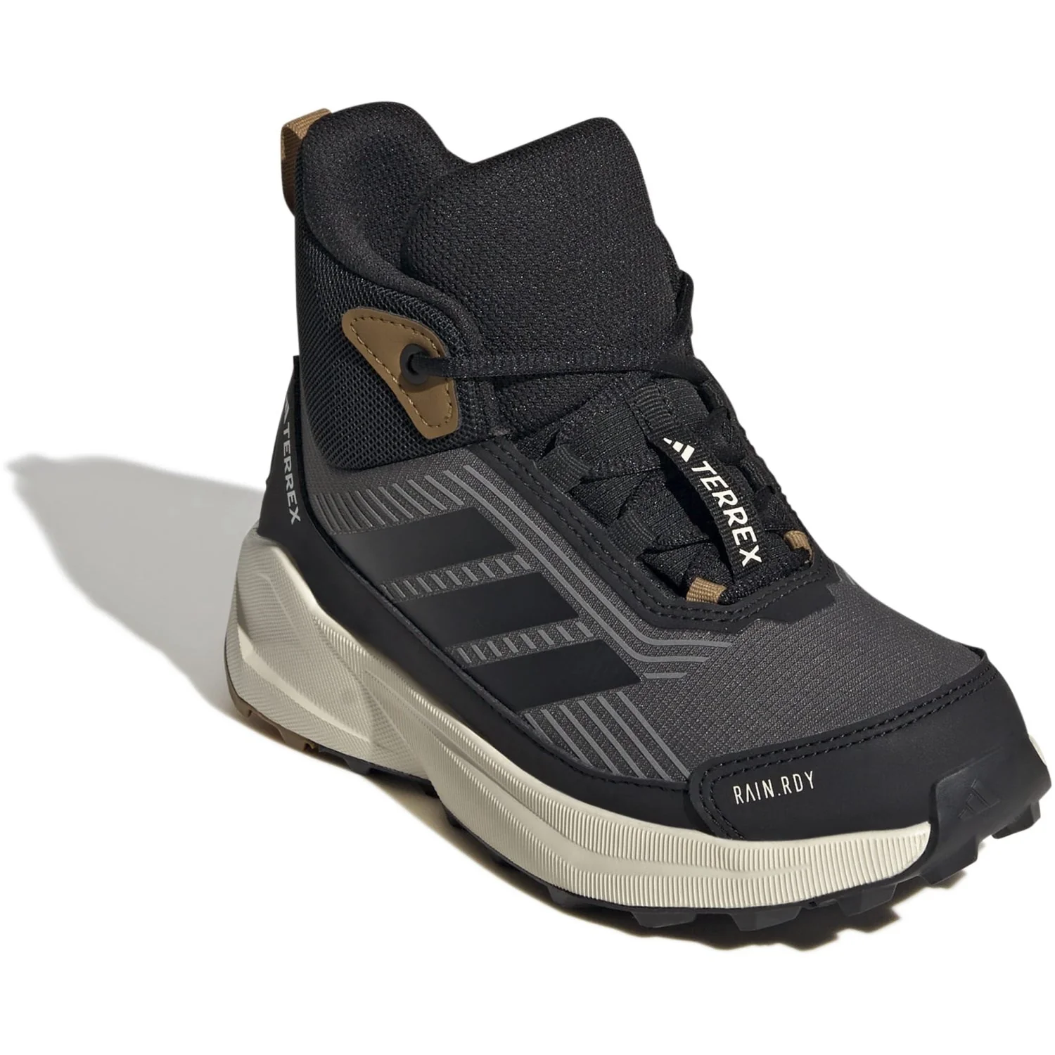 adidas Originals Grey Six/Core Black/Bronze Strata Terrex Trailmaker 2 Mid Cp K Shoe - Image 2