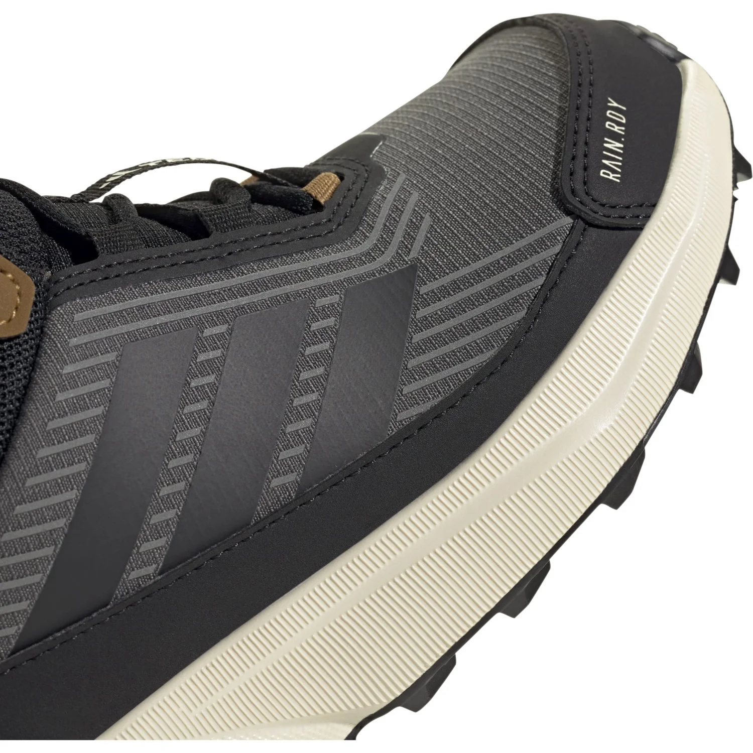 adidas Originals Grey Six/Core Black/Bronze Strata Terrex Trailmaker 2 Mid Cp K Shoe - Image 3