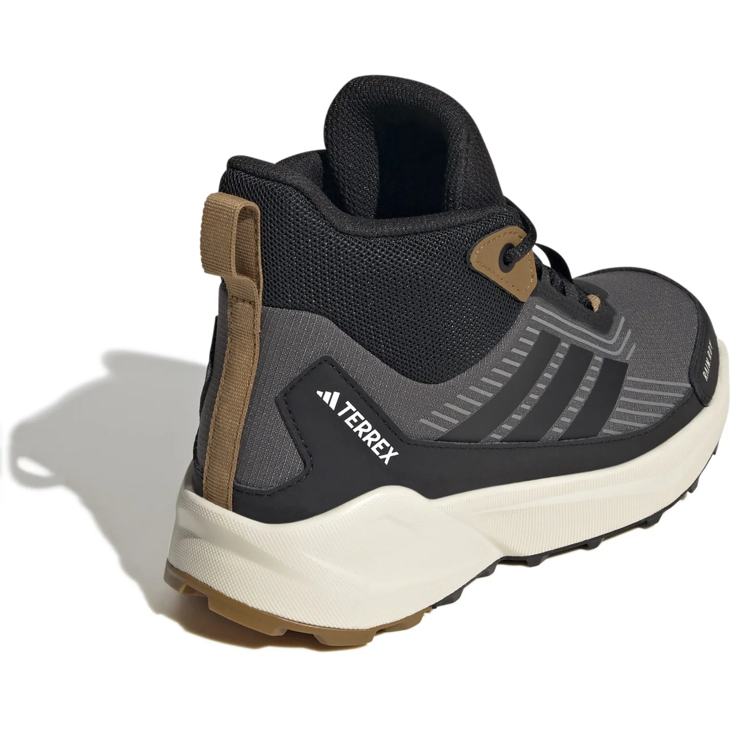 adidas Originals Grey Six/Core Black/Bronze Strata Terrex Trailmaker 2 Mid Cp K Shoe - Image 9