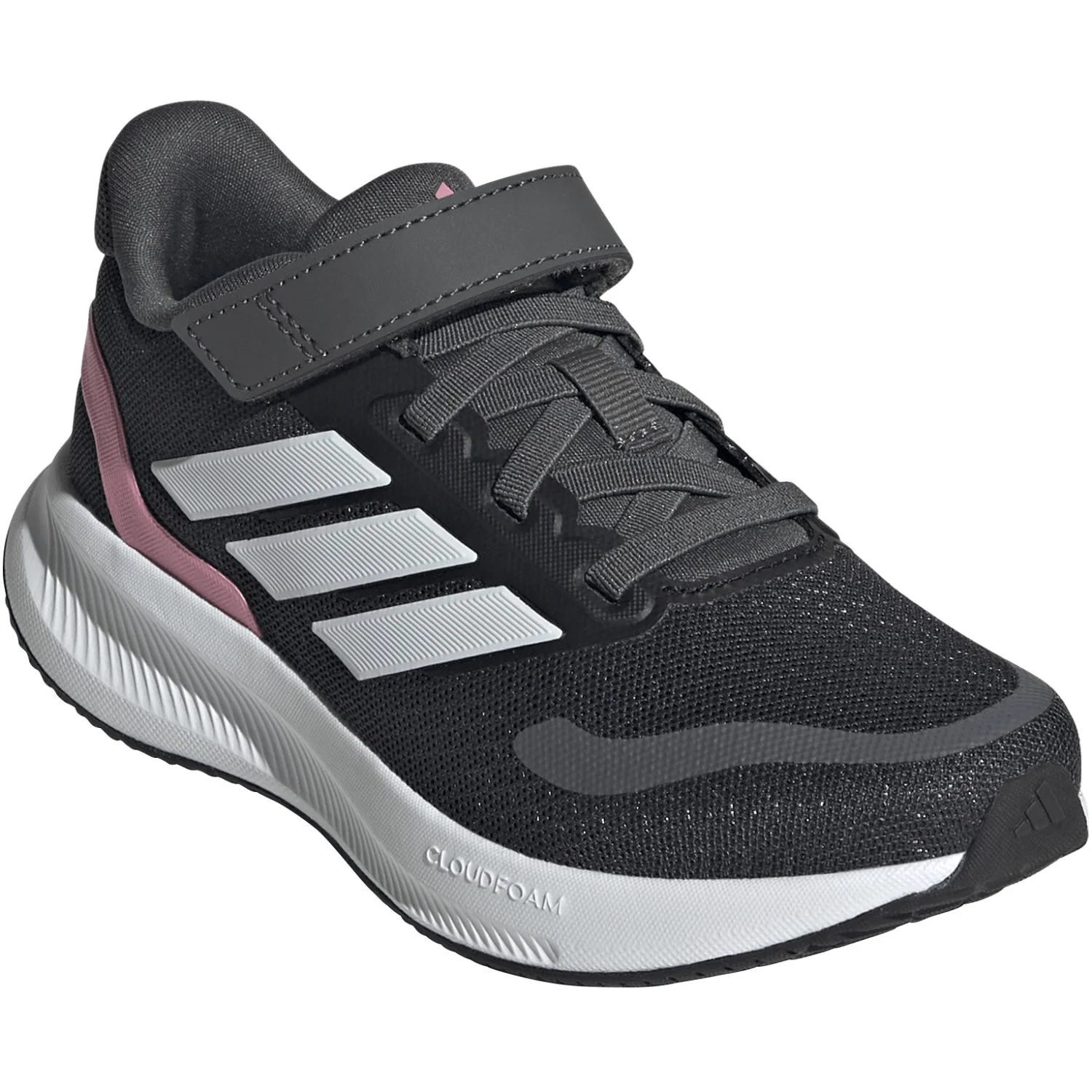 adidas Originals Grey Six/Crystal White/Bliss Pink Runfalcon 5 El C Sneakers - Image 2