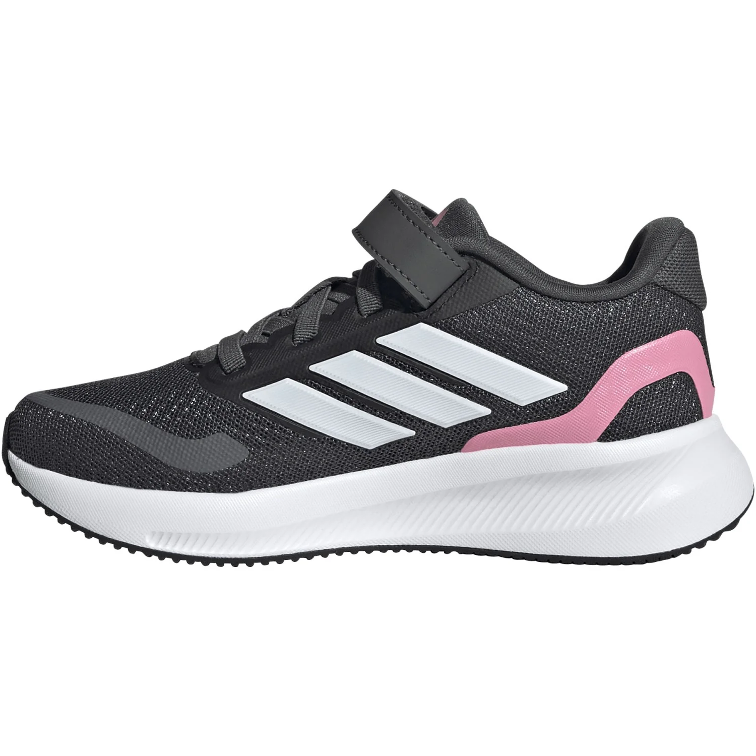 adidas Originals Grey Six/Crystal White/Bliss Pink Runfalcon 5 El C Sneakers - Image 6