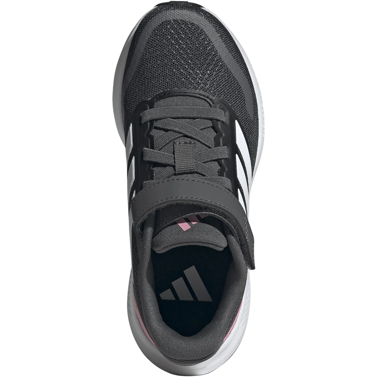 adidas Originals Grey Six/Crystal White/Bliss Pink Runfalcon 5 El C Sneakers - Image 7