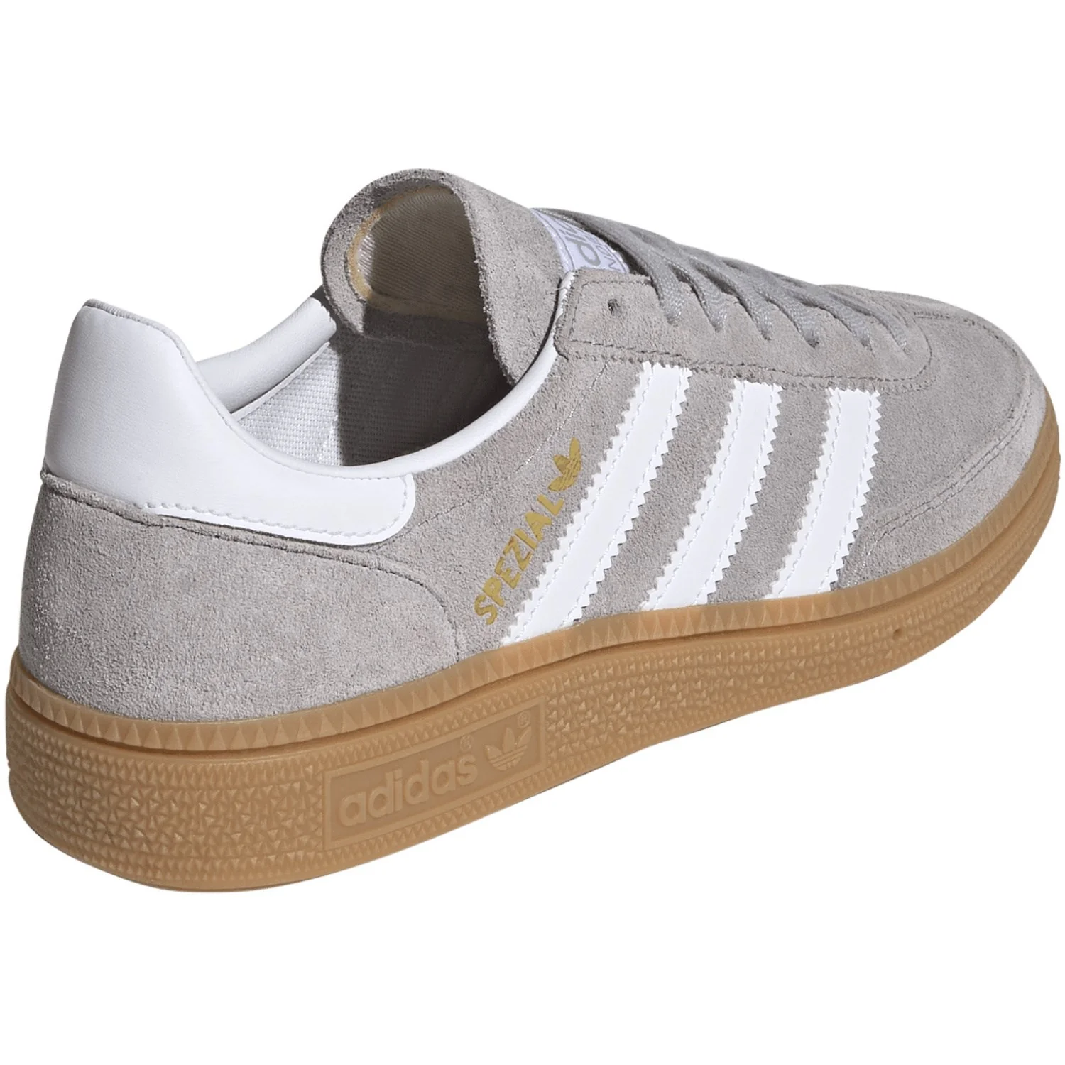 adidas Originals Grey Two Ftwr White Gum 3 Handball Spezial J Sneakers - Image 8