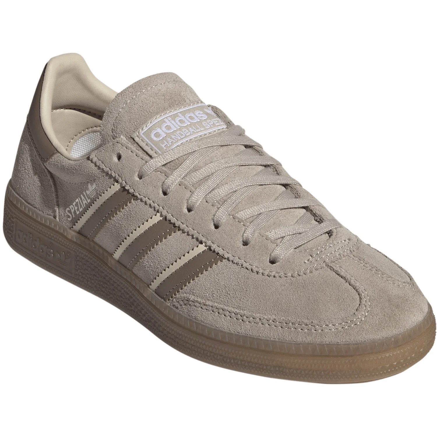 adidas Originals Khaki Three Khaki Six Gum5 Handball Spezial J Sneakers - Image 2