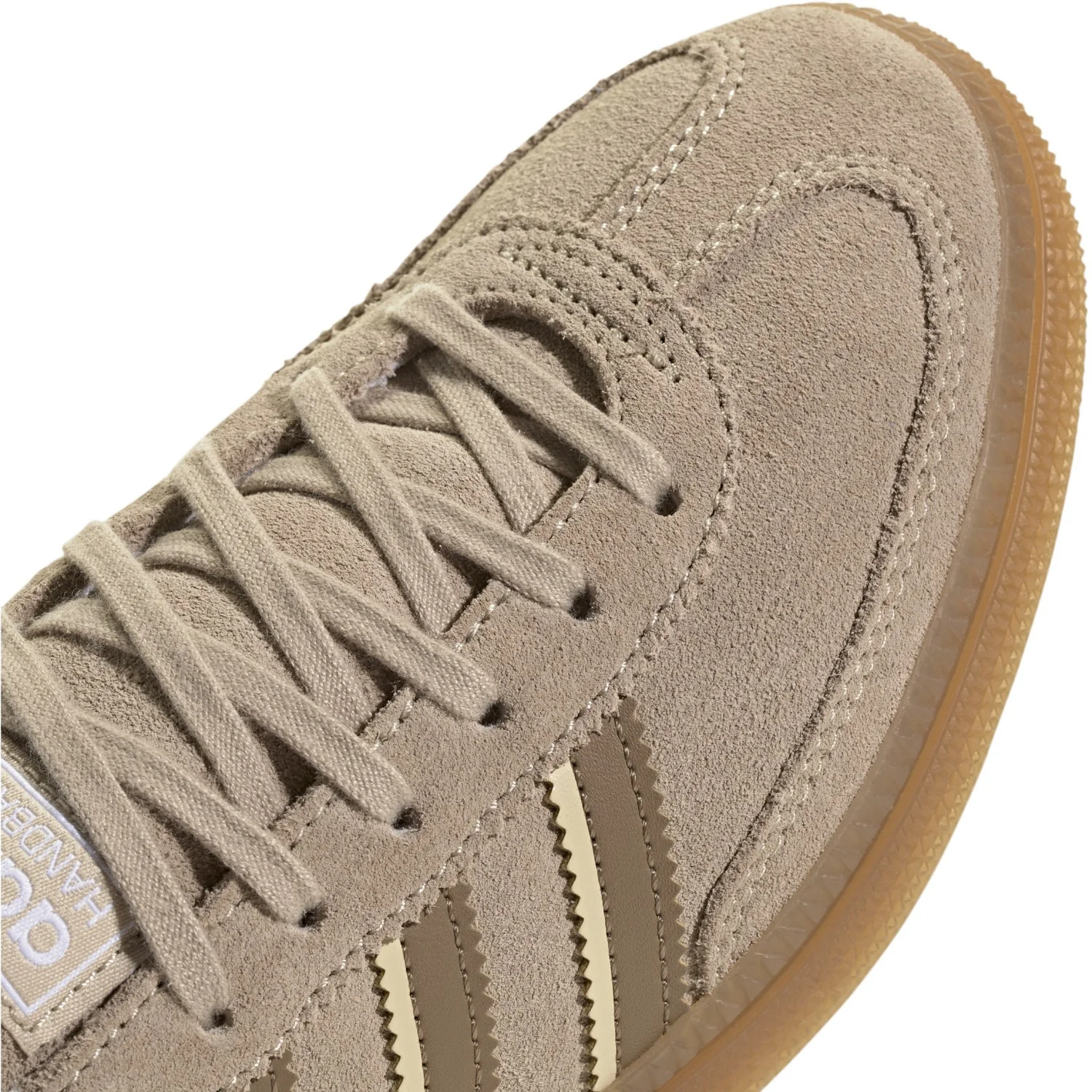 adidas Originals Khaki Three Khaki Six Gum5 Handball Spezial J Sneakers - Image 3