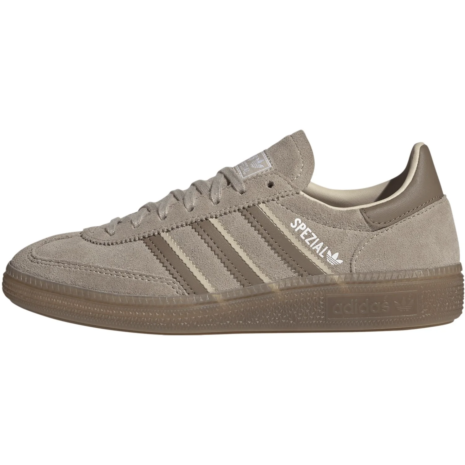 adidas Originals Khaki Three Khaki Six Gum5 Handball Spezial J Sneakers - Image 6