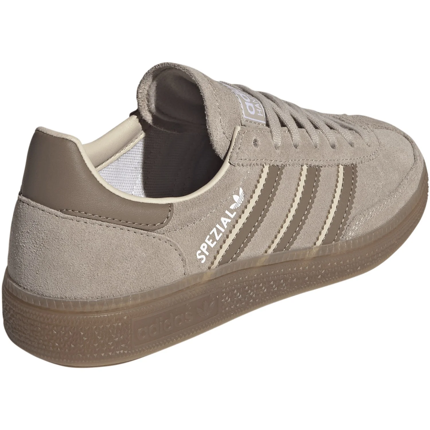 adidas Originals Khaki Three Khaki Six Gum5 Handball Spezial J Sneakers - Image 7