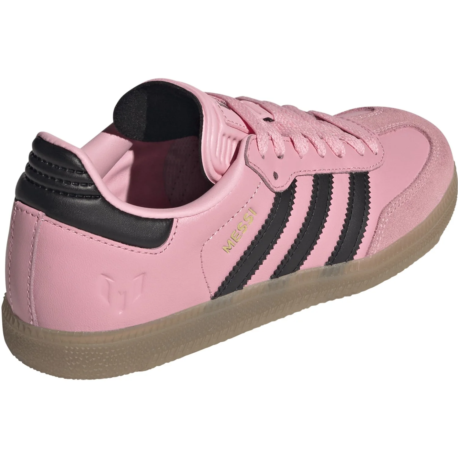 adidas Originals Light Pink/Core Black/Gum4 Samba Messi J Sneakers - Image 9