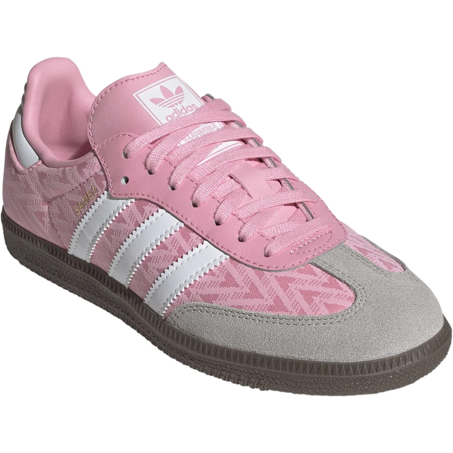 adidas Originals Light Pink/Ftwr White/Gum5 Samba Og J Sneakers - Image 2