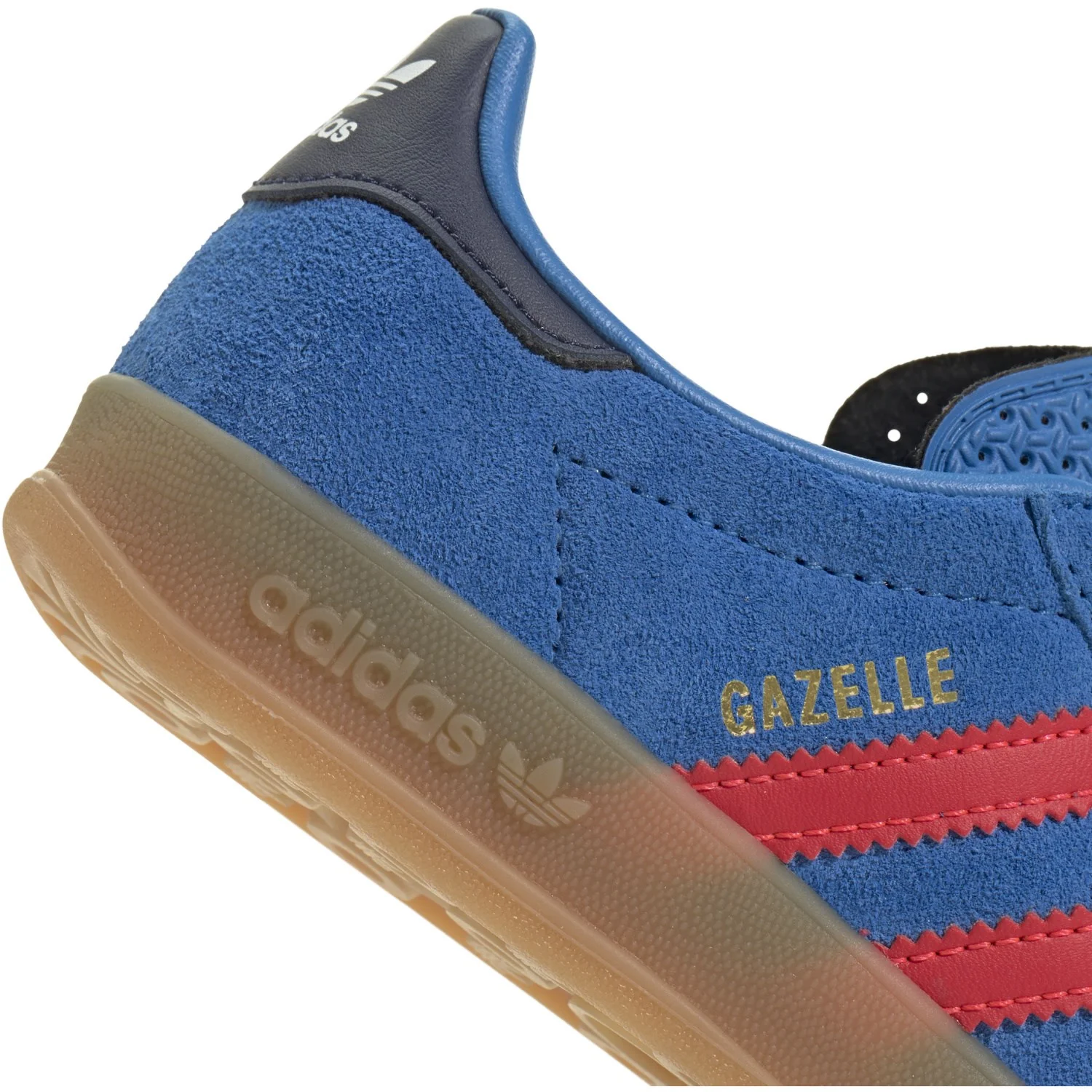 adidas Originals Lucid Ray Blue/Lucid Red/Gum 2 Gazelle Indoor C Sneakers - Image 4