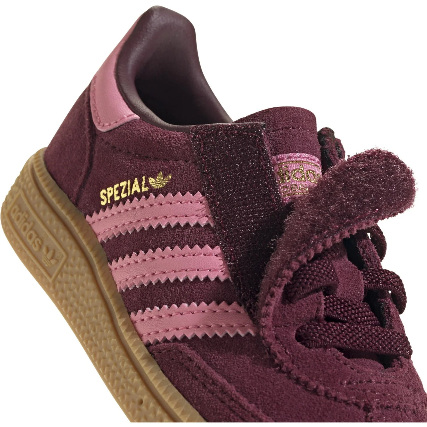 adidas Originals Maroon Bliss Pink Gum 3 Handball Spezial Cf El I Sneakers - Image 3