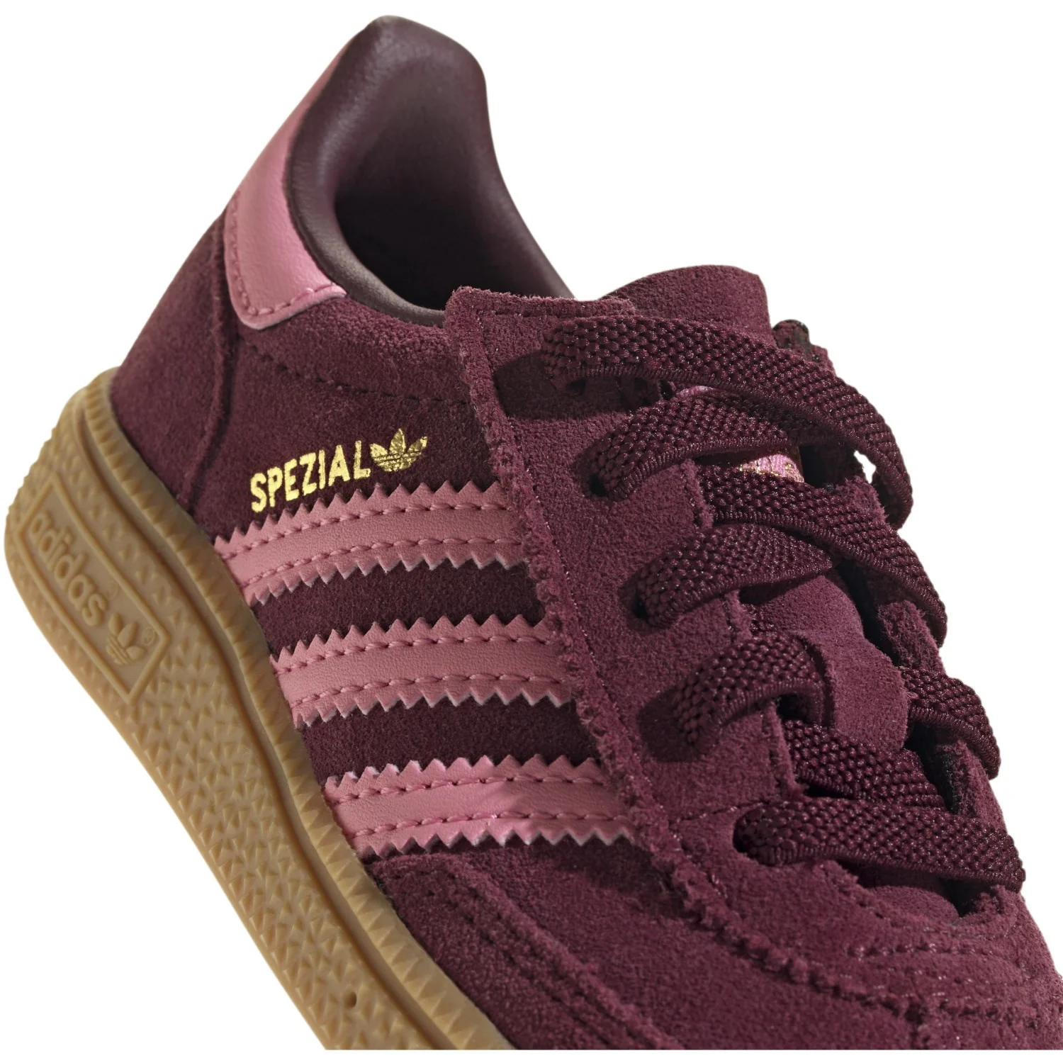 adidas Originals Maroon Bliss Pink Gum 3 Handball Spezial Cf El I Sneakers - Image 4