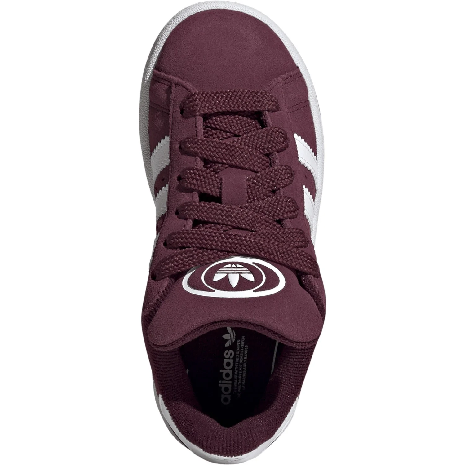 adidas Originals Maroon/Ftwr White/Gum 2 Campus 00S C Sneakers - Image 9