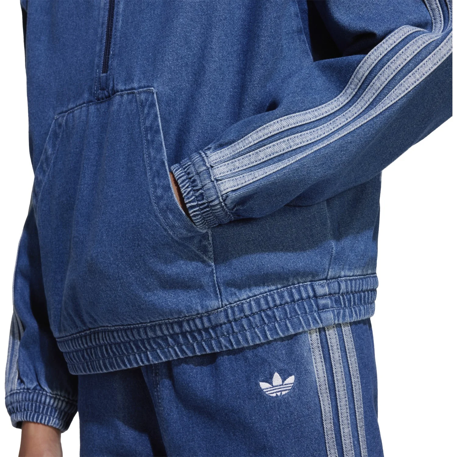 adidas Originals Medium Blue Denim Jacket - Image 3