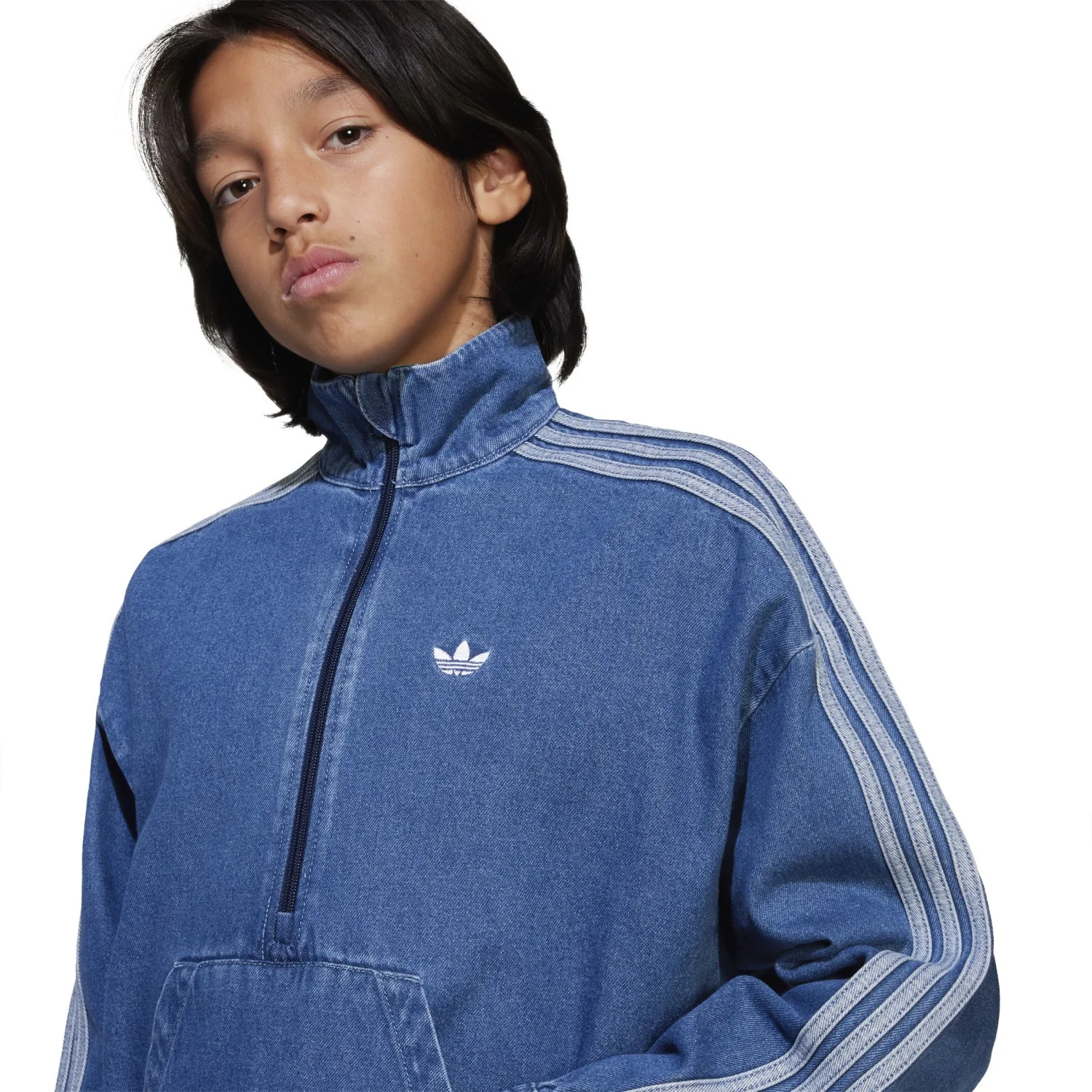 adidas Originals Medium Blue Denim Jacket - Image 4