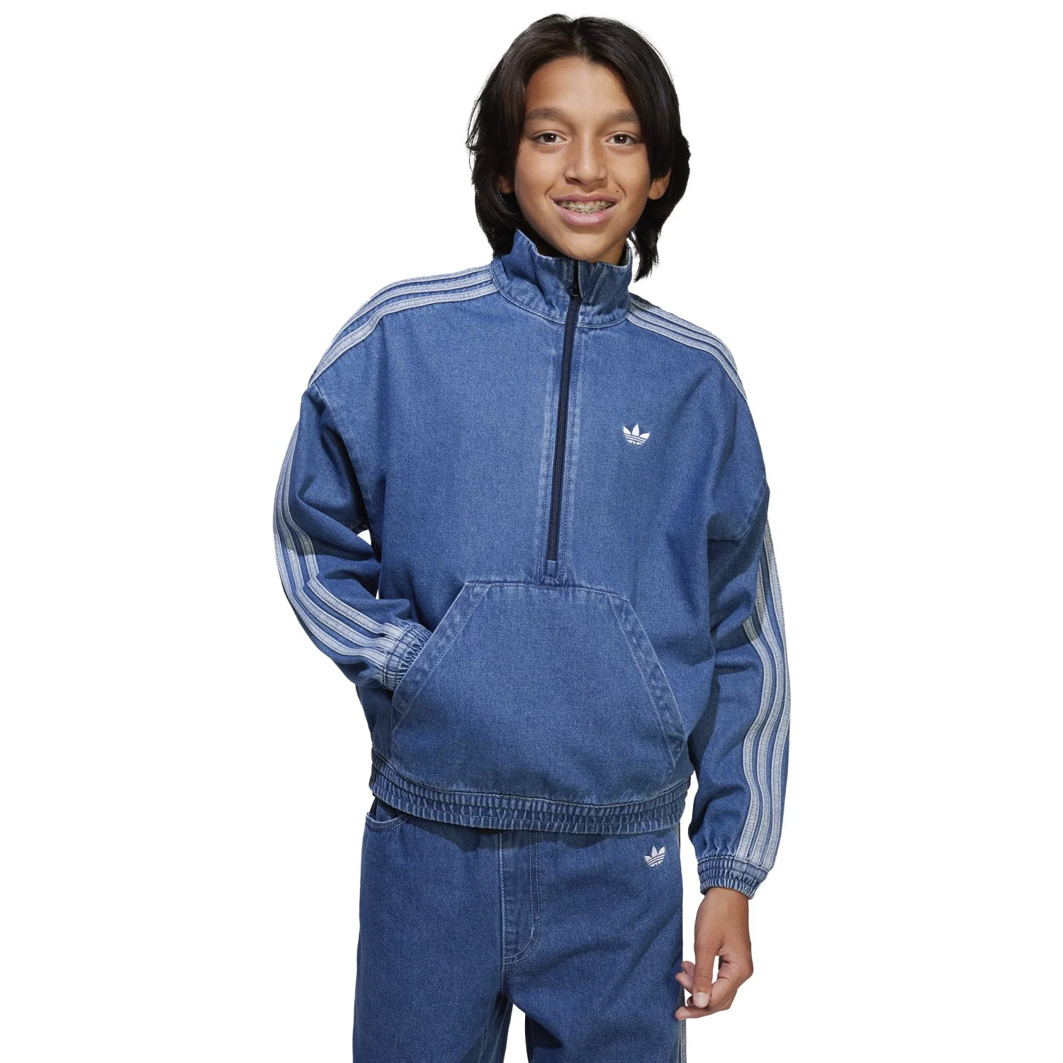 adidas Originals Medium Blue Denim Jacket - Image 5
