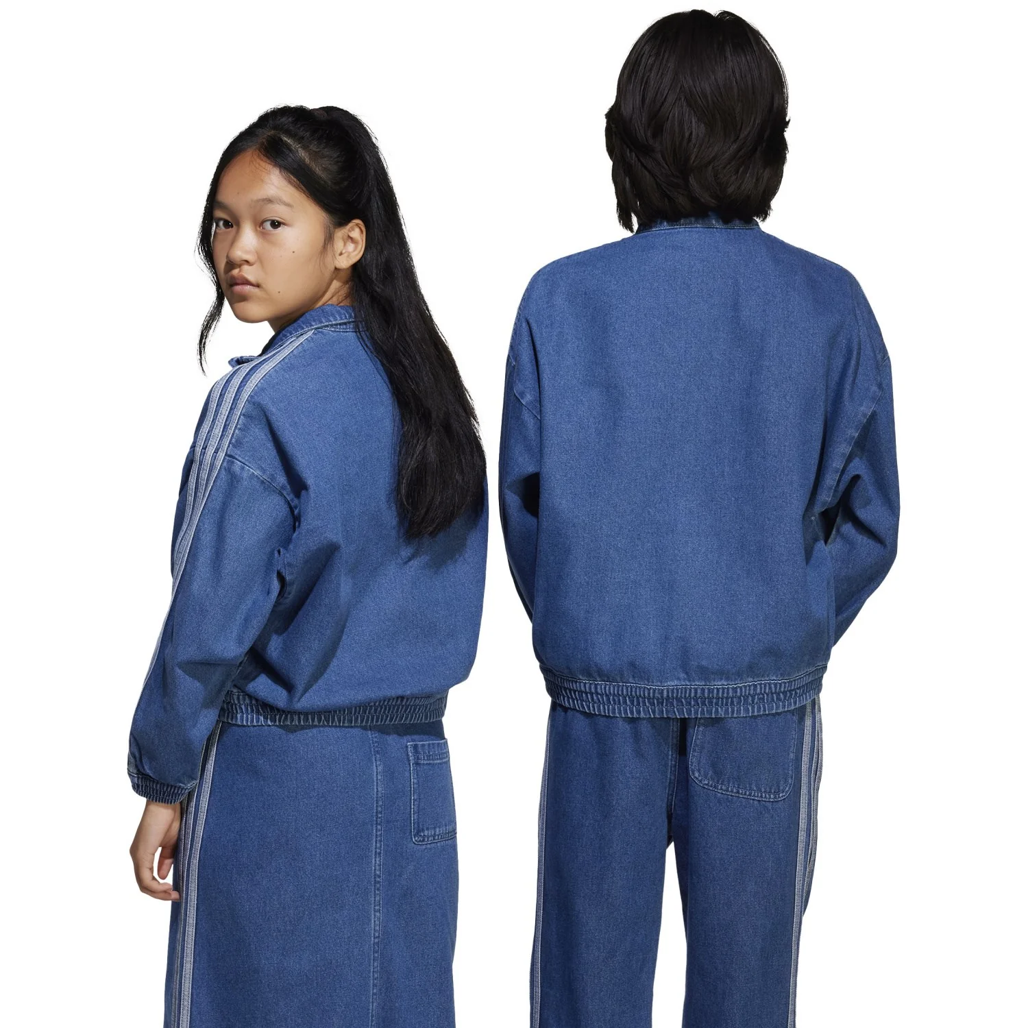 adidas Originals Medium Blue Denim Jacket - Image 7