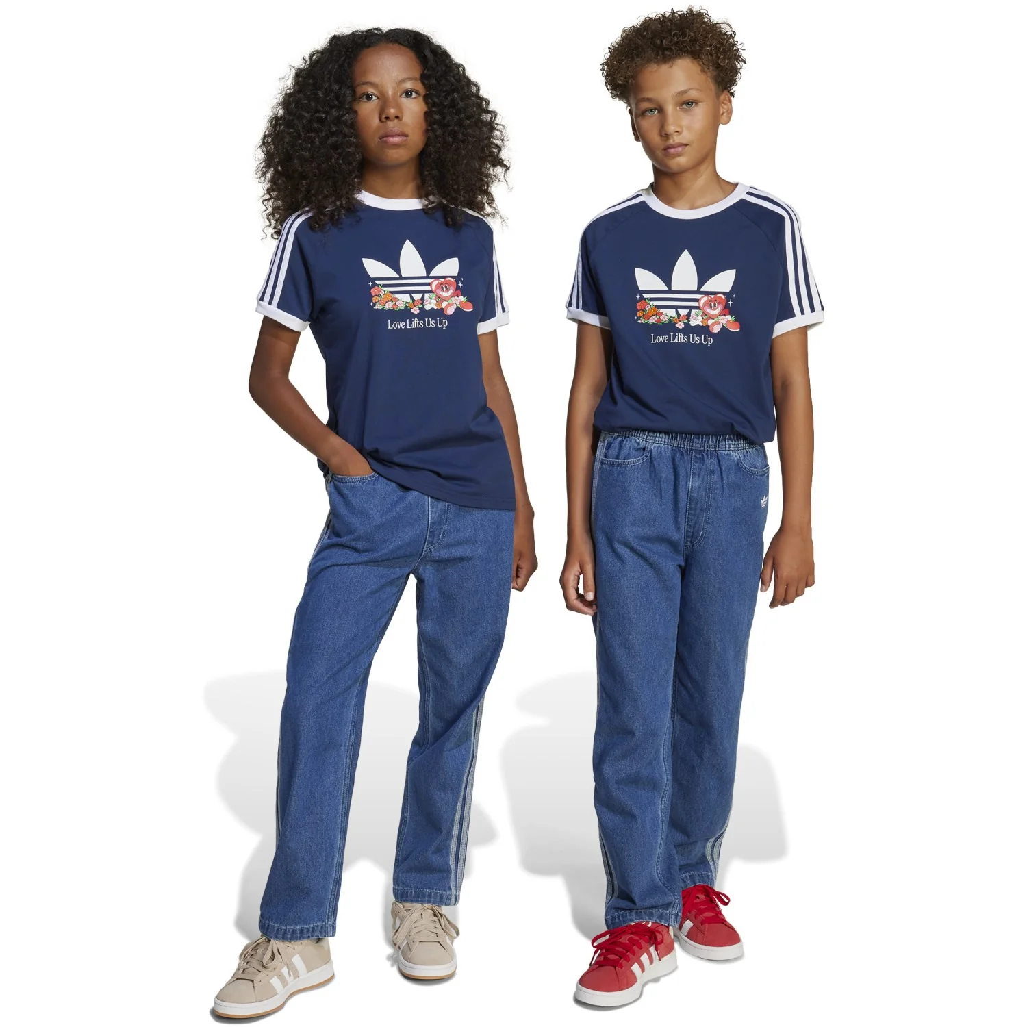 adidas Originals Medium Blue Denim Pants - Image 2