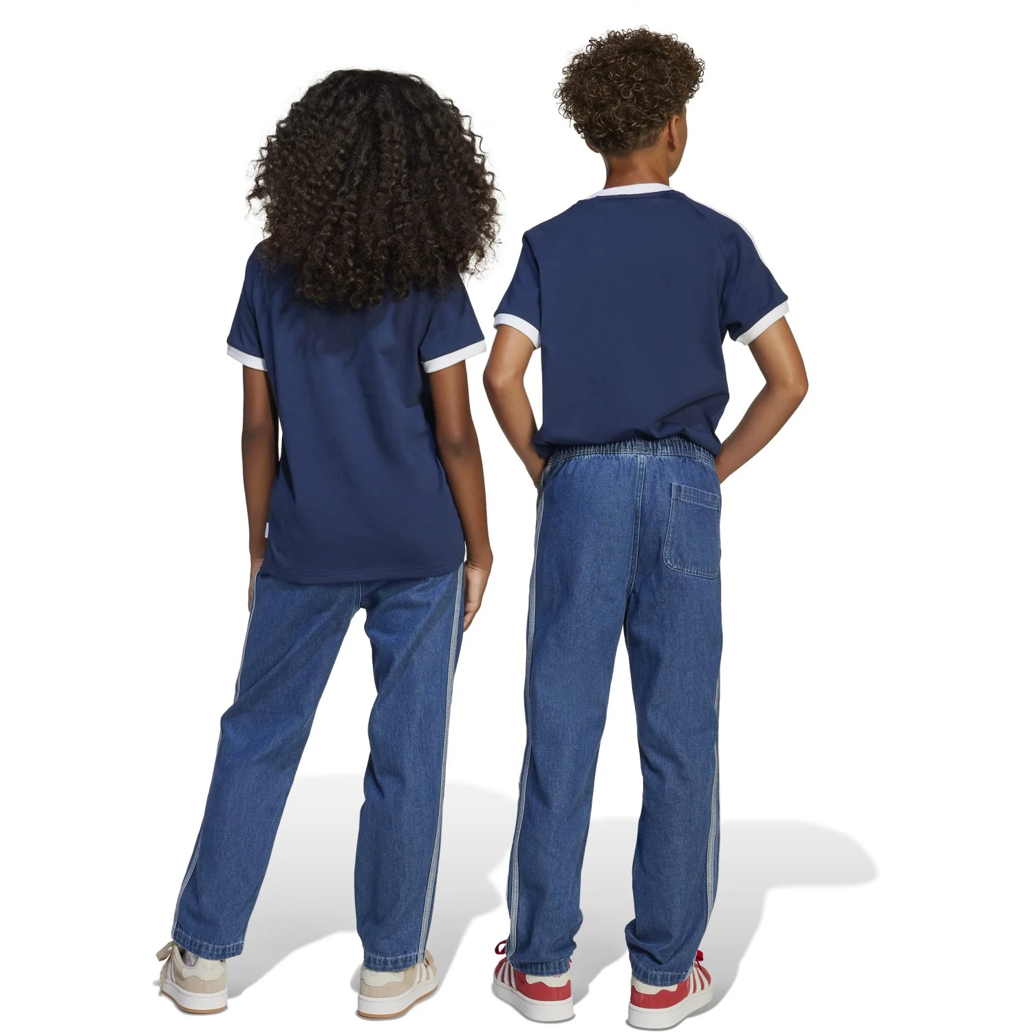 adidas Originals Medium Blue Denim Pants - Image 3