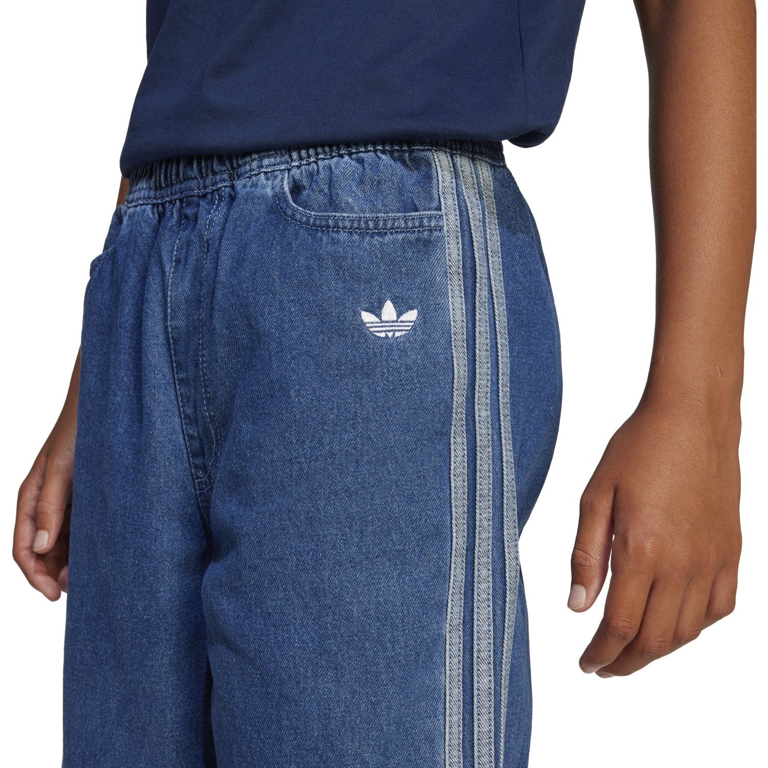 adidas Originals Medium Blue Denim Pants - Image 5